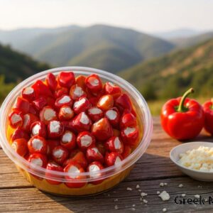 Ardei mini kapia cu mix de branza 1,4 kg