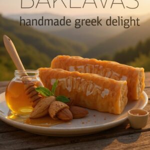 Baclava artizanala cu migdale si miere (200gr)