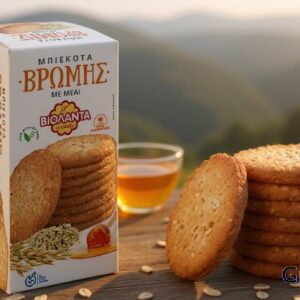 Biscuiti din ovăz cu miere 200g