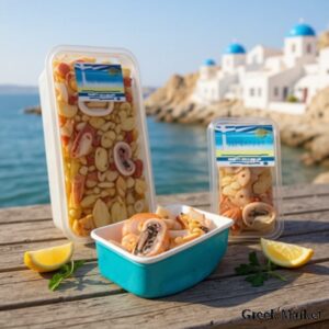 Amestec de fructe de mare marinate fara conservanti (150gr)