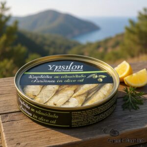 Sardine fara conservanti in ulei de masline (160g)