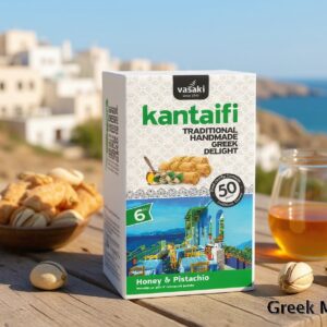 Kataif cu fistic din eghina si miere (250g)