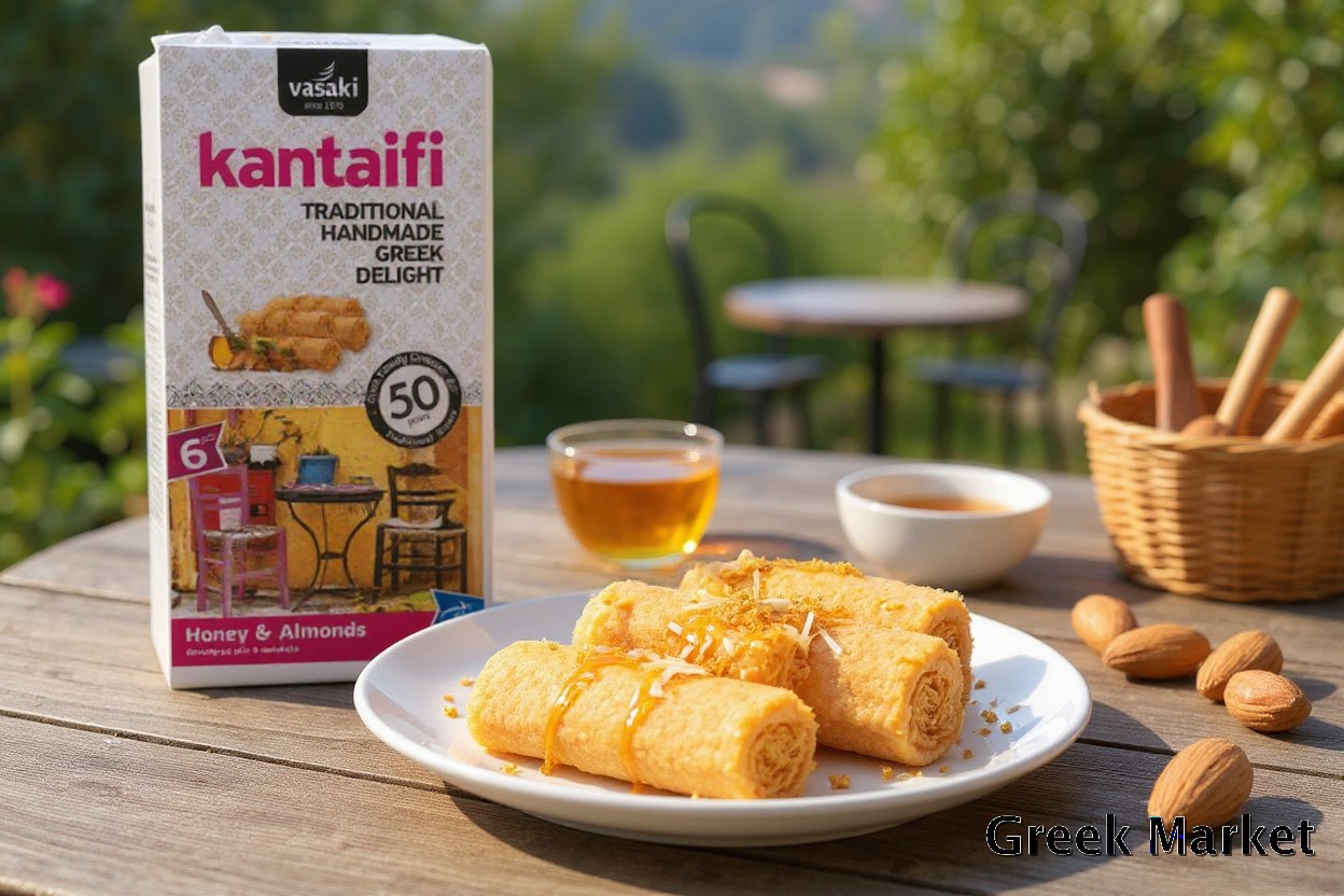 Kataif cu migdale si miere (250g)
