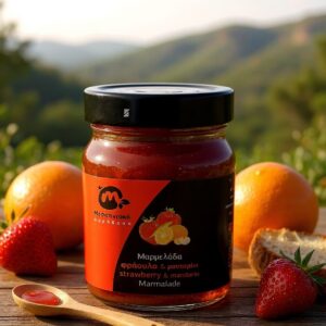 Marmelada de mandarine cu capsuni 400g
