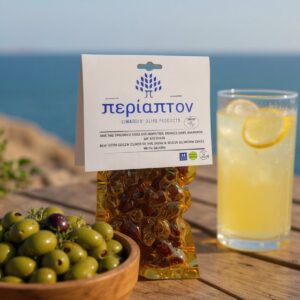 Mix de masline verzi si kalamon cu oregano 500g