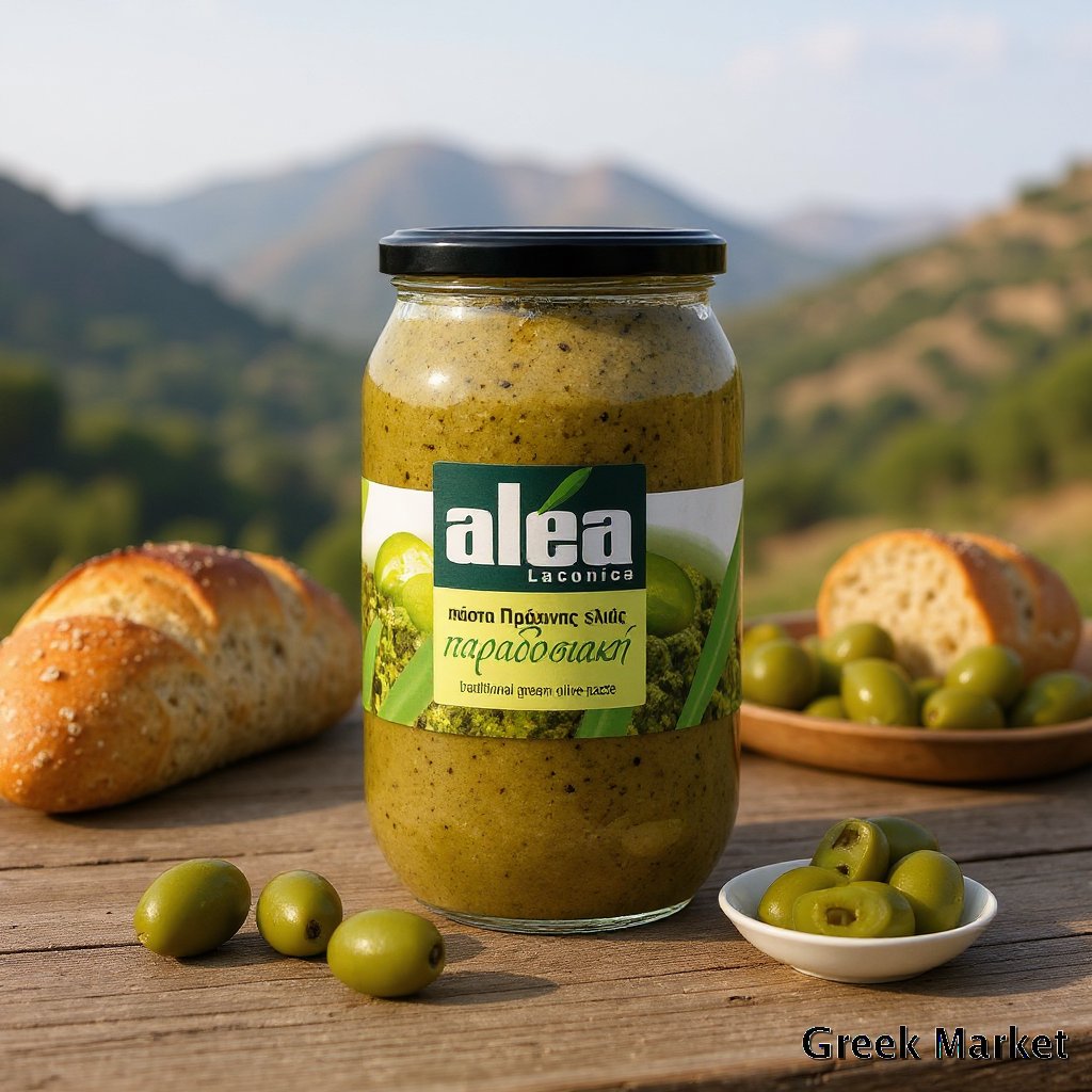 Pasta de masline verzi