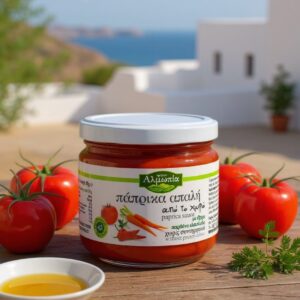 Pasta de rosii dulce cu ardei ,morcov si patrunjel 300g